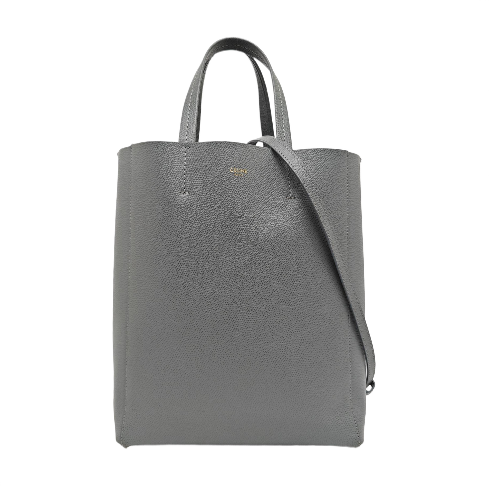 CABAS Small Calfskin Gray