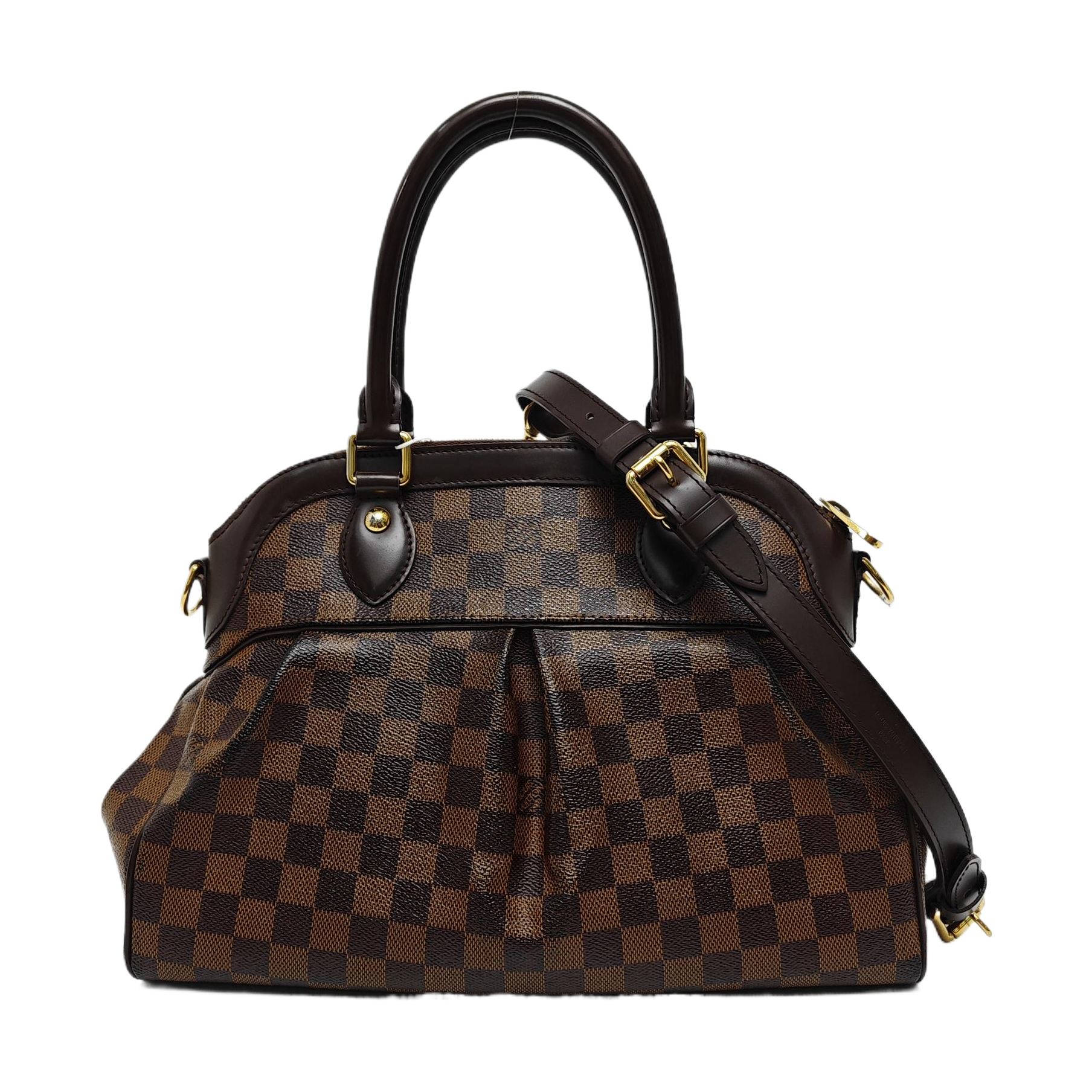 TREVI PM Damier Ebene Coated Canvas Brown