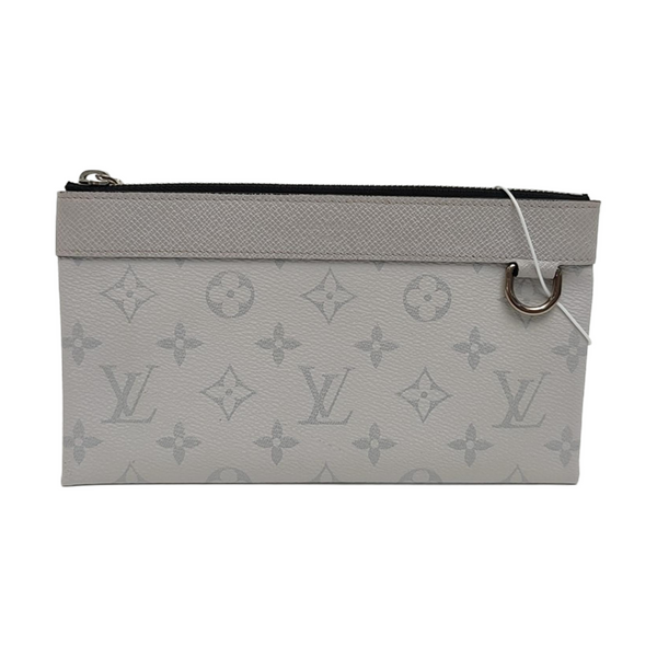 DISCOVERY Monogram Coated Canvas White