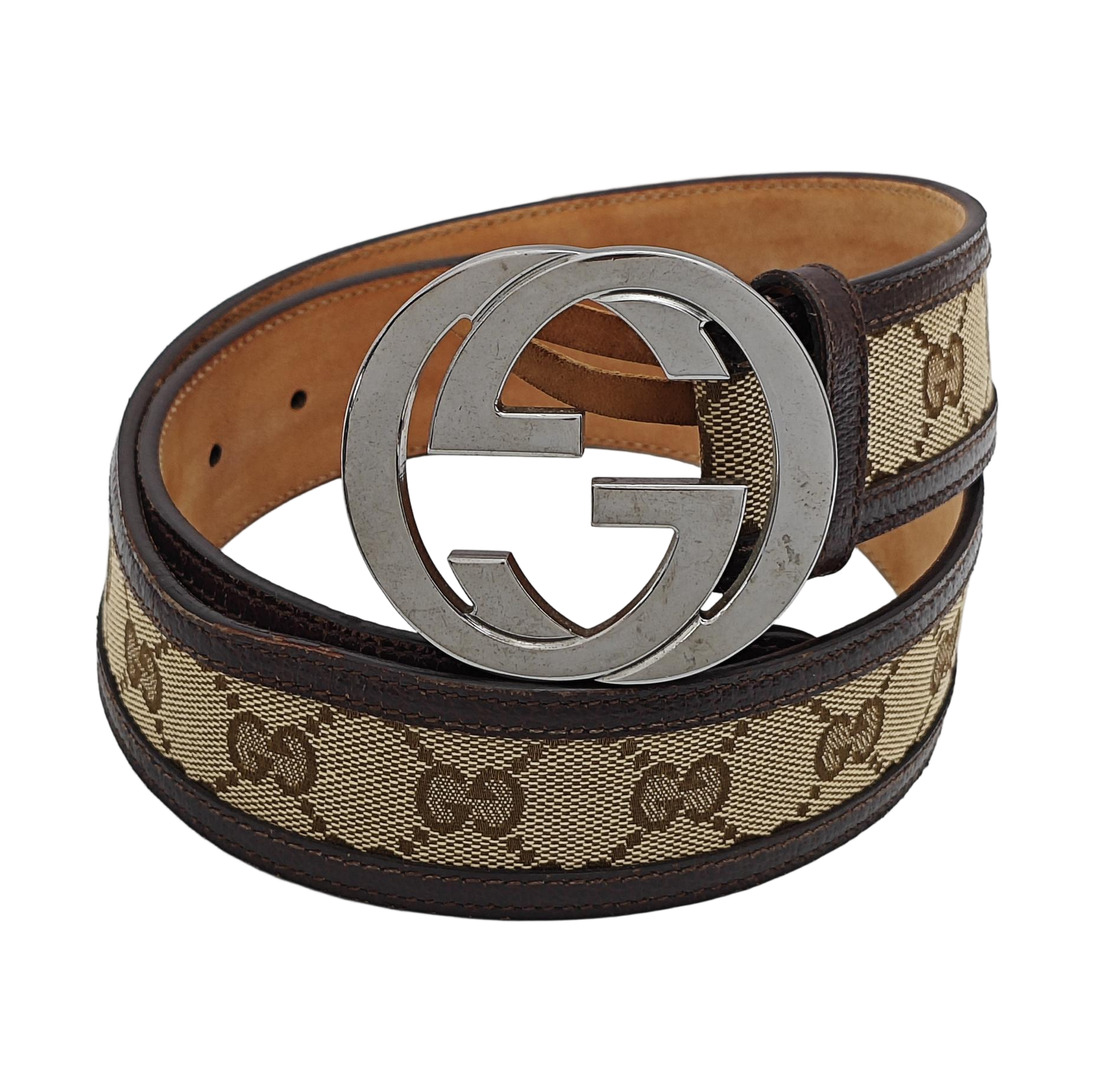 Fabric Belt Beige