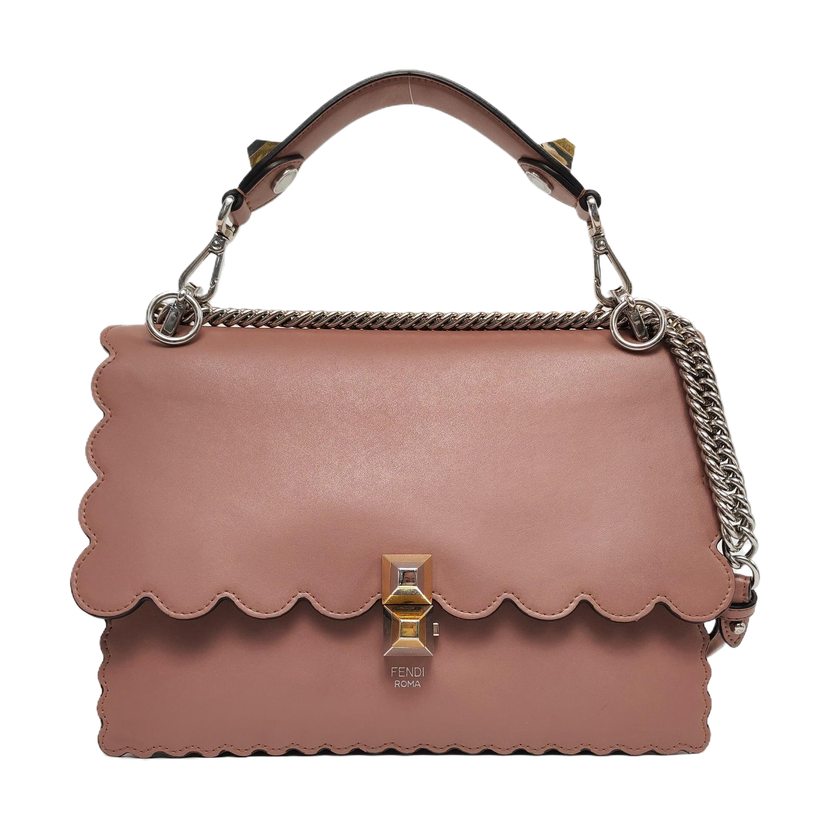 Authenticated pre-owned  Kan I Medium Calfskin Beige - Shoulder Bag at Looply