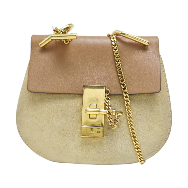 Drew Small Calfskin Brown