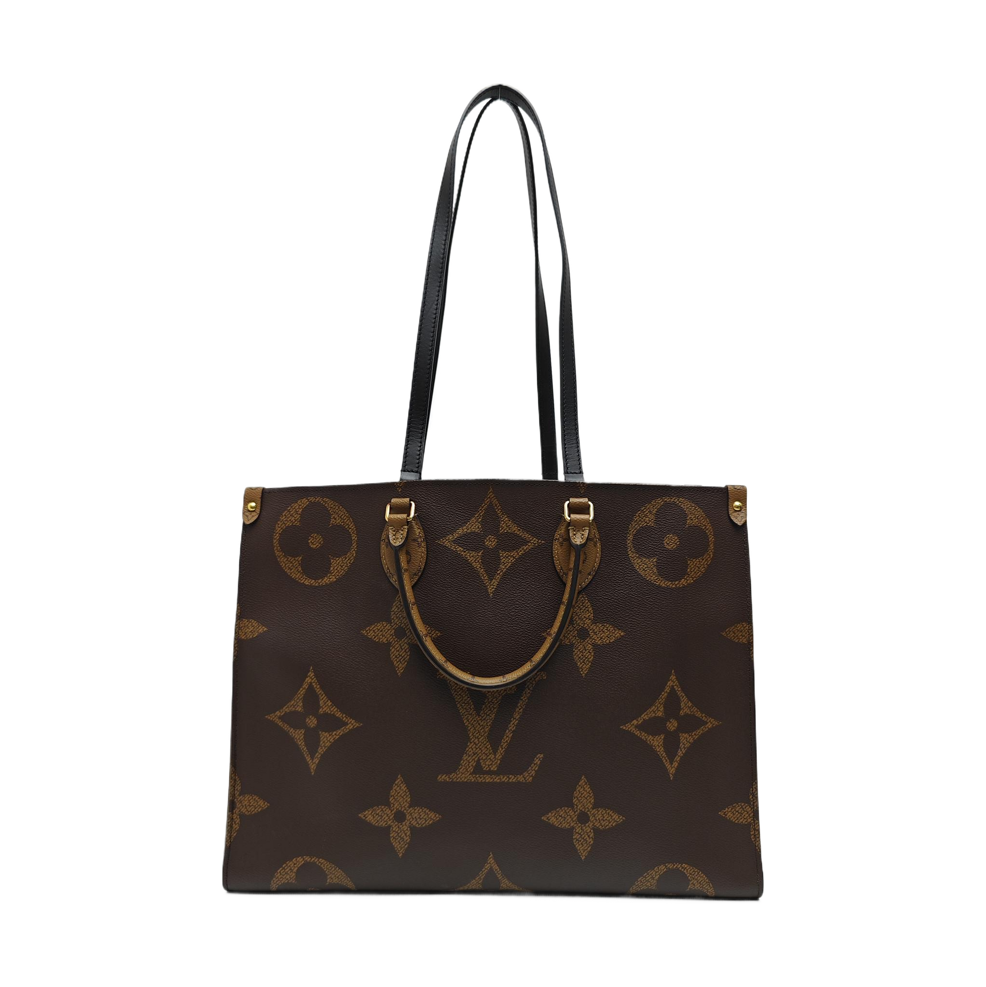 ONTHEGO GM Monogram Coated Canvas Brown