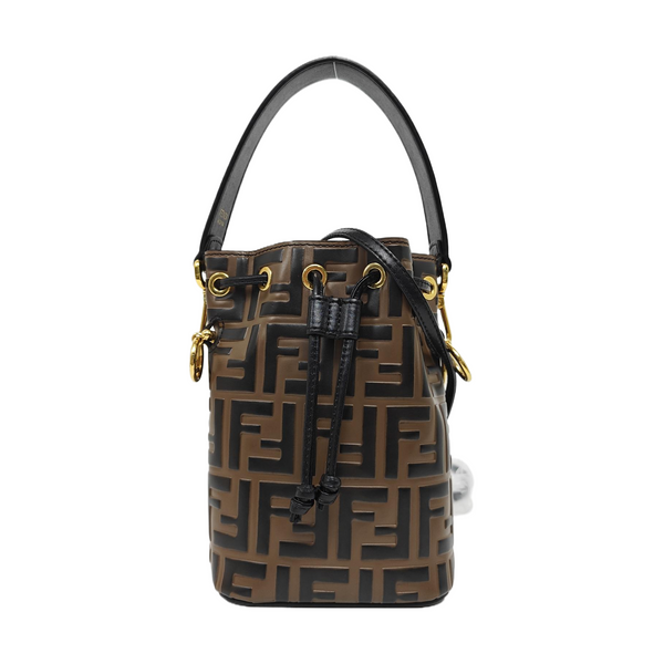 Mon Tresor Mini Monogram Calfskin Brown