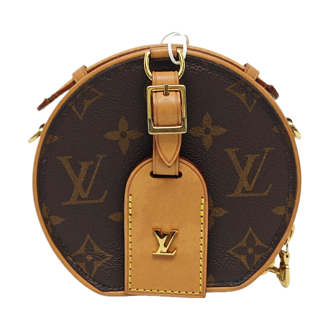 BOITE CHAPEAU Mini Monogram Coated Canvas Brown