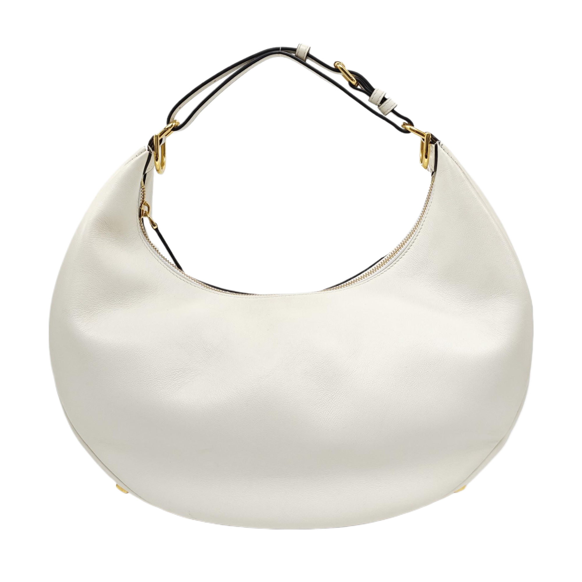 Fendigraphy Small Calfskin White