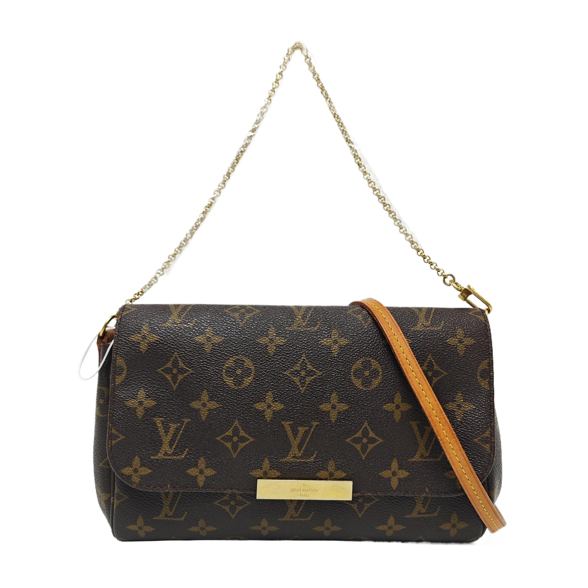FAVORITE MM Monogram Coated Canvas Brown