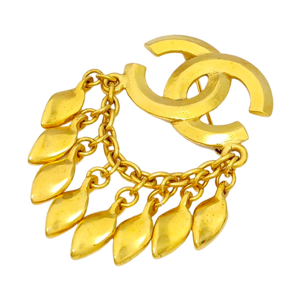 Metal Gold Brooch