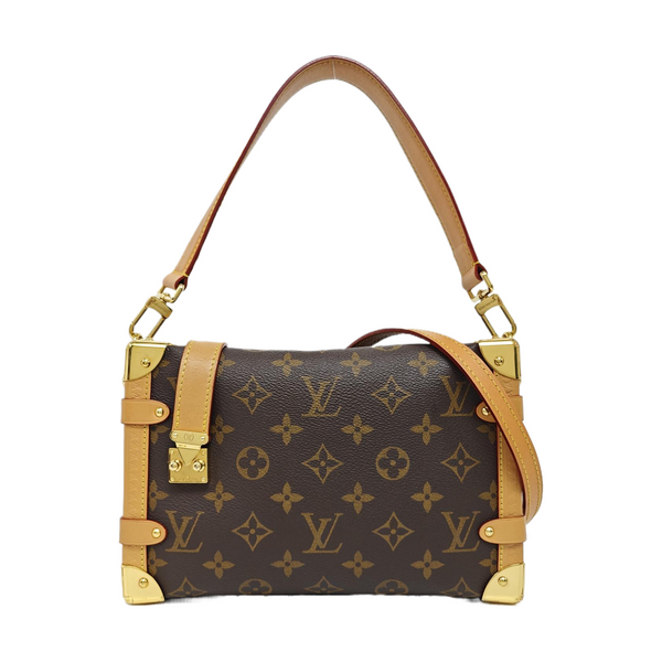 SIDE TRUNK MM Monogram Coated Canvas Brown