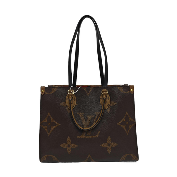 ONTHEGO MM Monogram Coated Canvas Brown