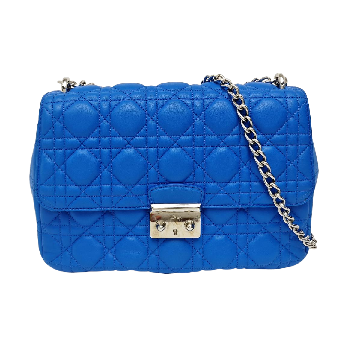 Miss Dior Cannage Lambskin Blue