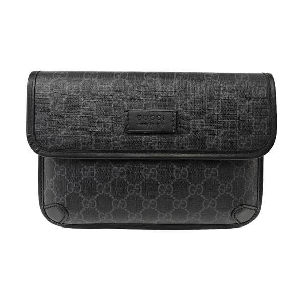 Neo Vintage Monogram Coated Canvas Black