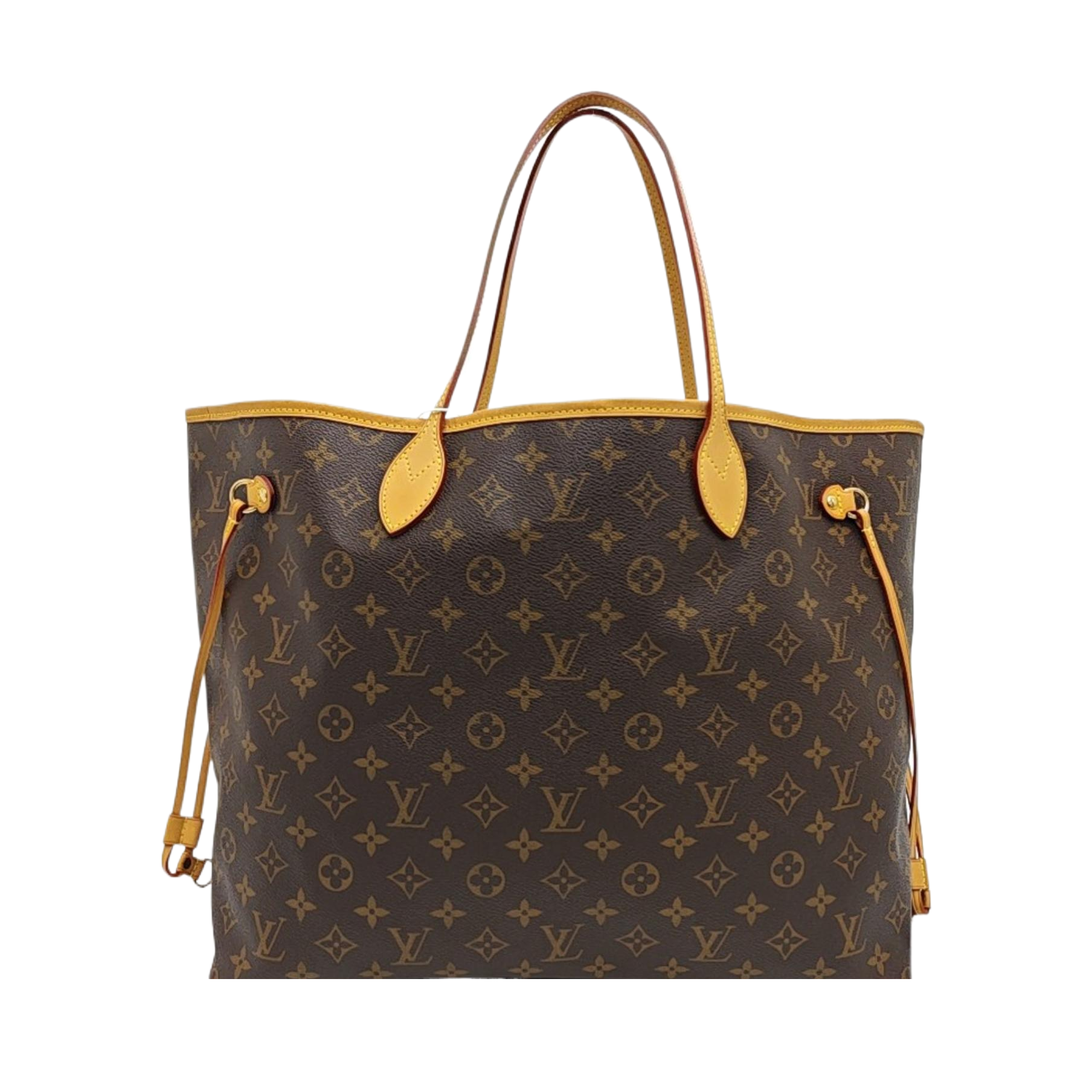 NEVERFULL GM Monogram Coated Canvas Brown