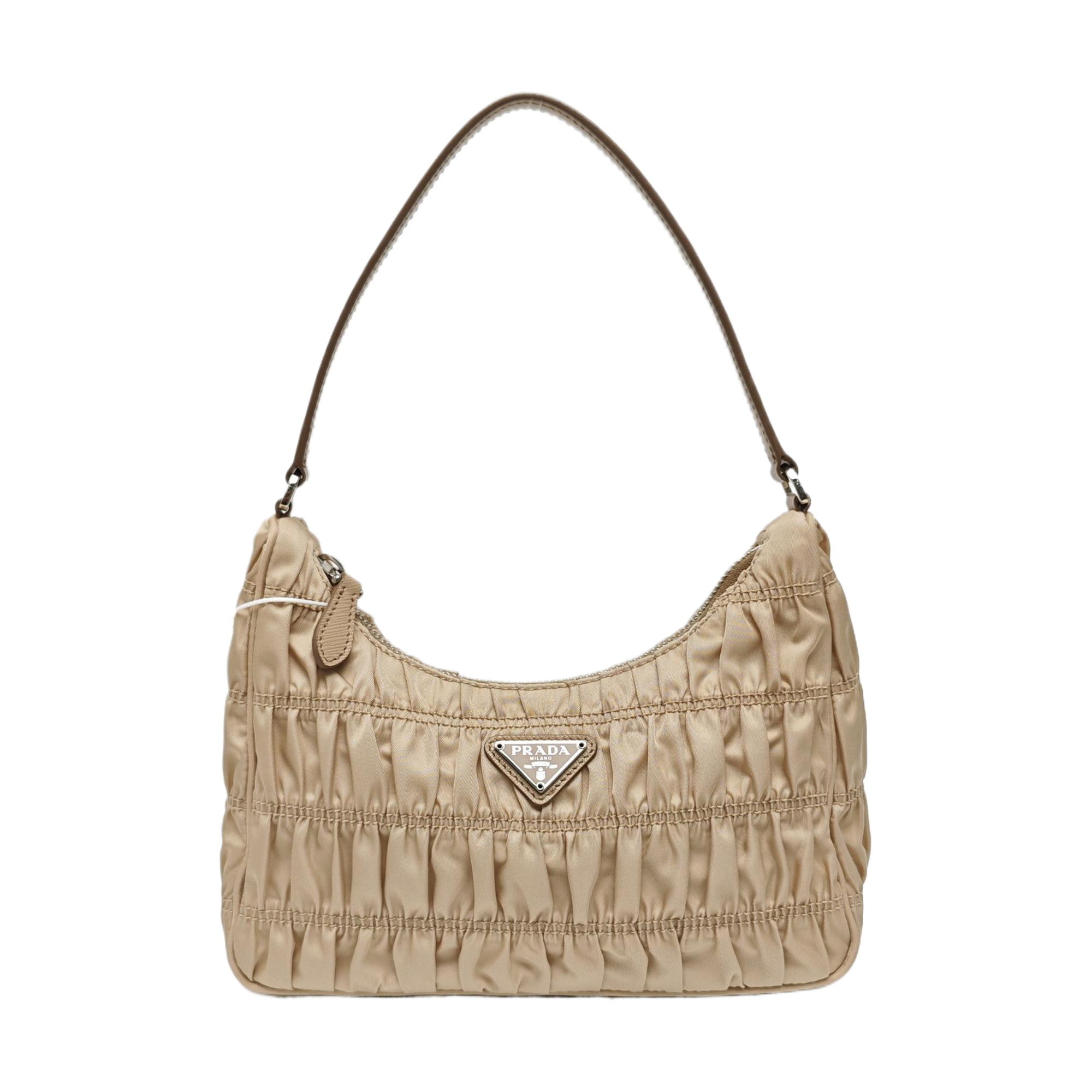 Re-Edition2005 Mini Quilted Nylon Beige