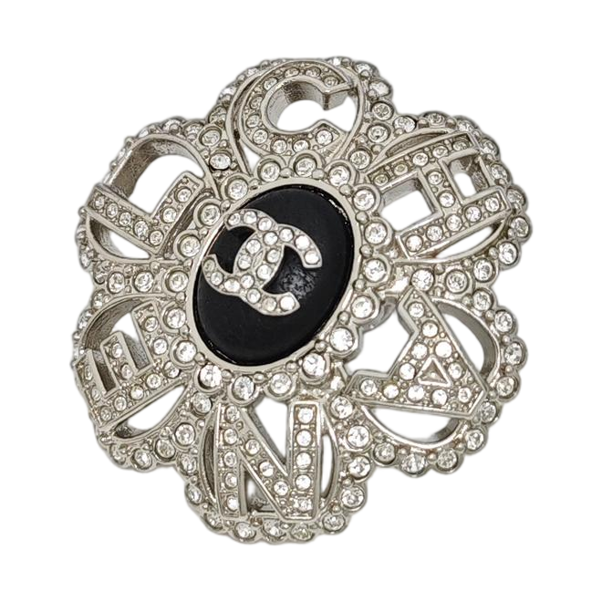 Metal Silver Brooch
