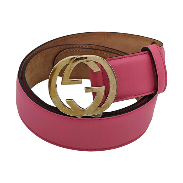 Leather Belt Red