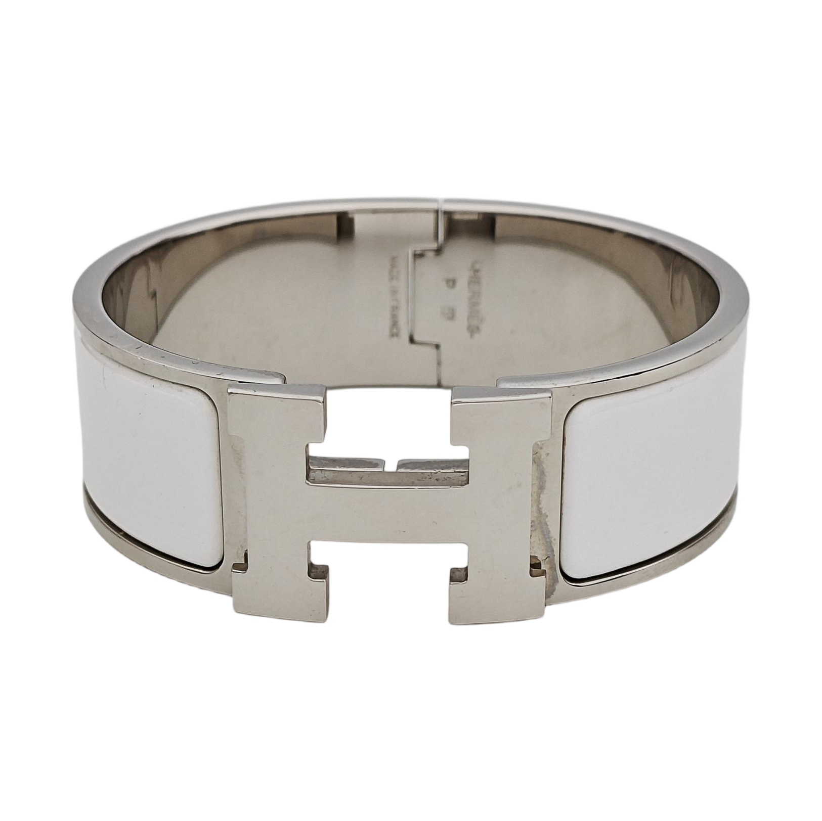 Clic Clac H Metal Silver Bangle