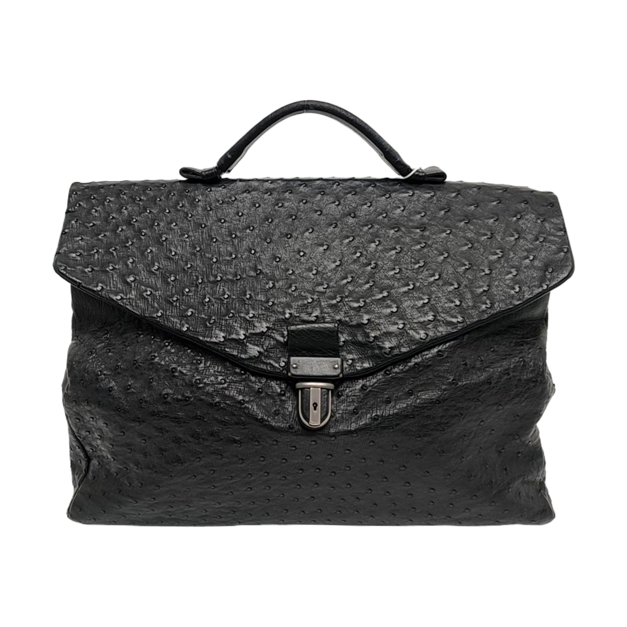 Capri Ostrich Black