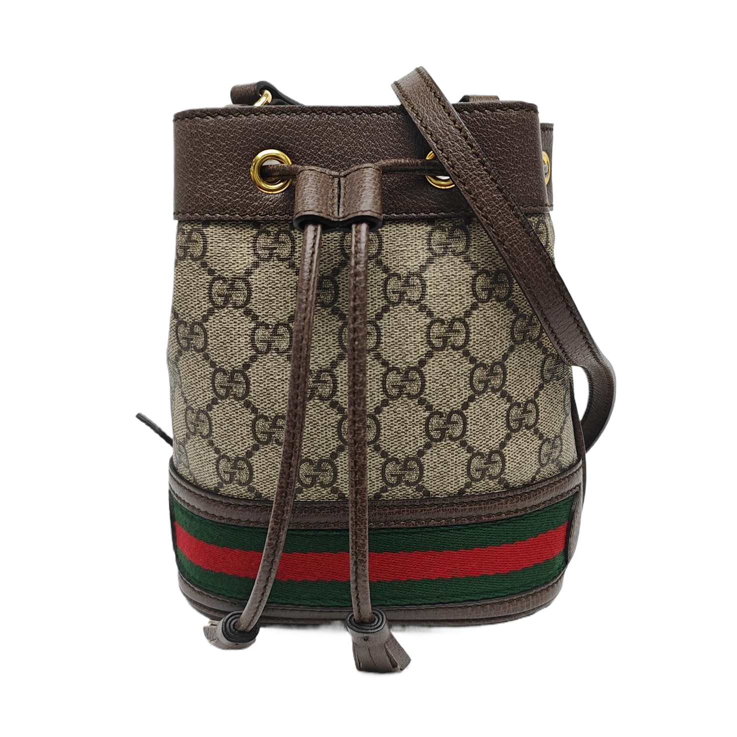 Ophidia Mini Monogram Coated Canvas Beige