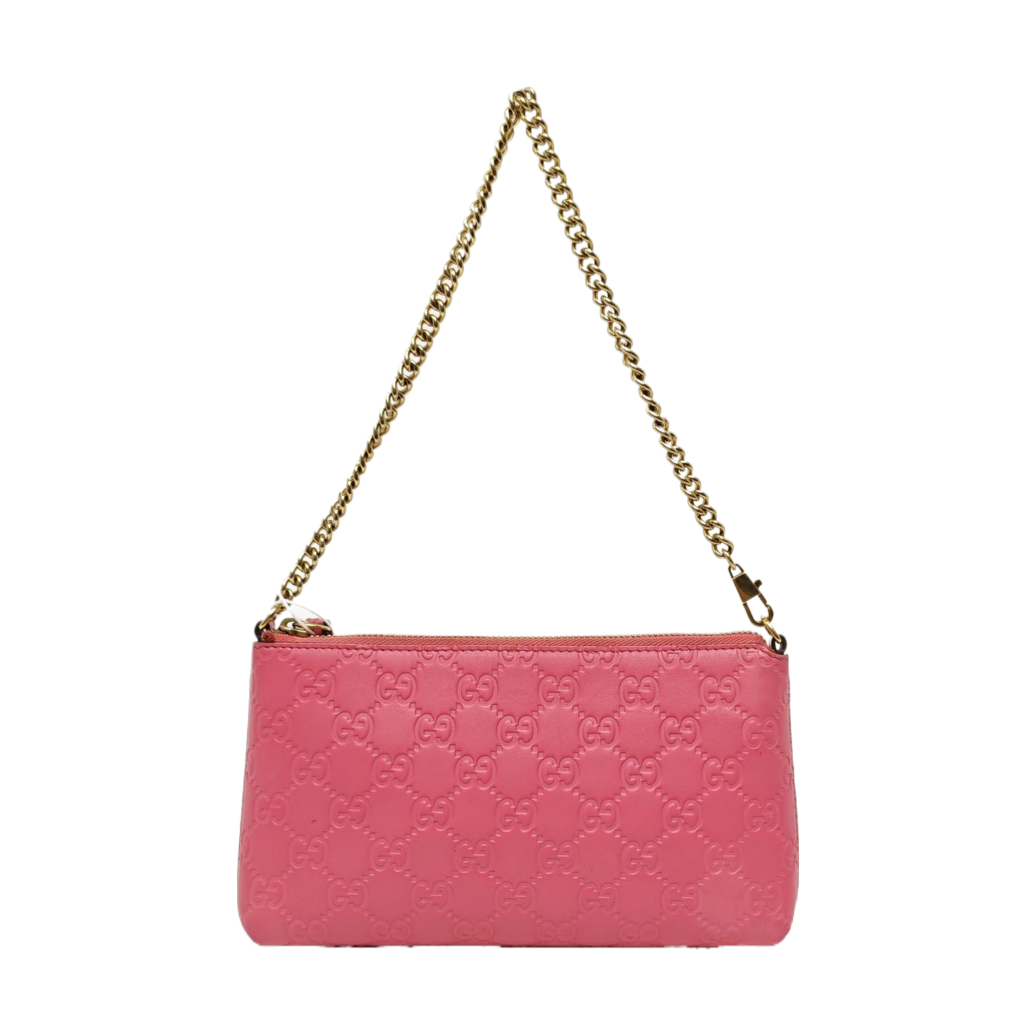 Monogram Calfskin Top Handle Bag Pink