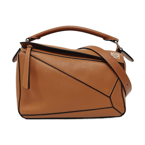 Puzzle Small Calfskin Brown