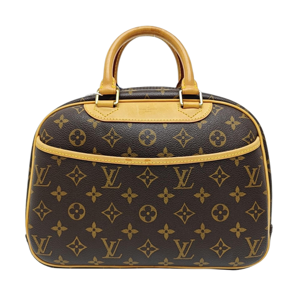 DEAUVILLE Monogram Coated Canvas Brown