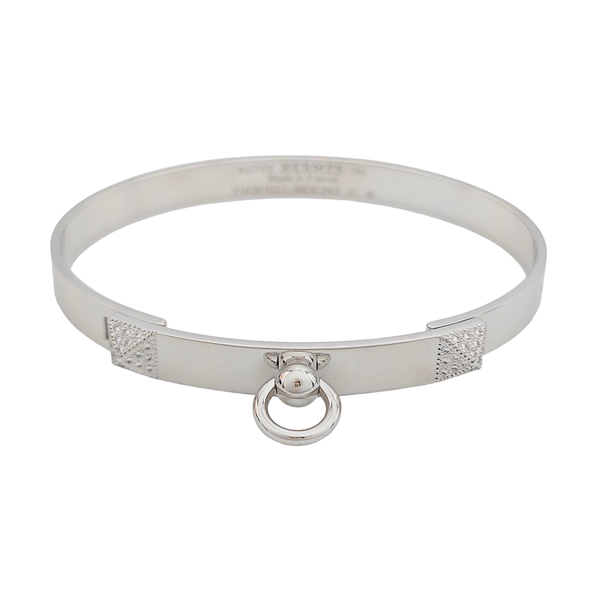 Collier De Chien 18k Gold Silver Bangle