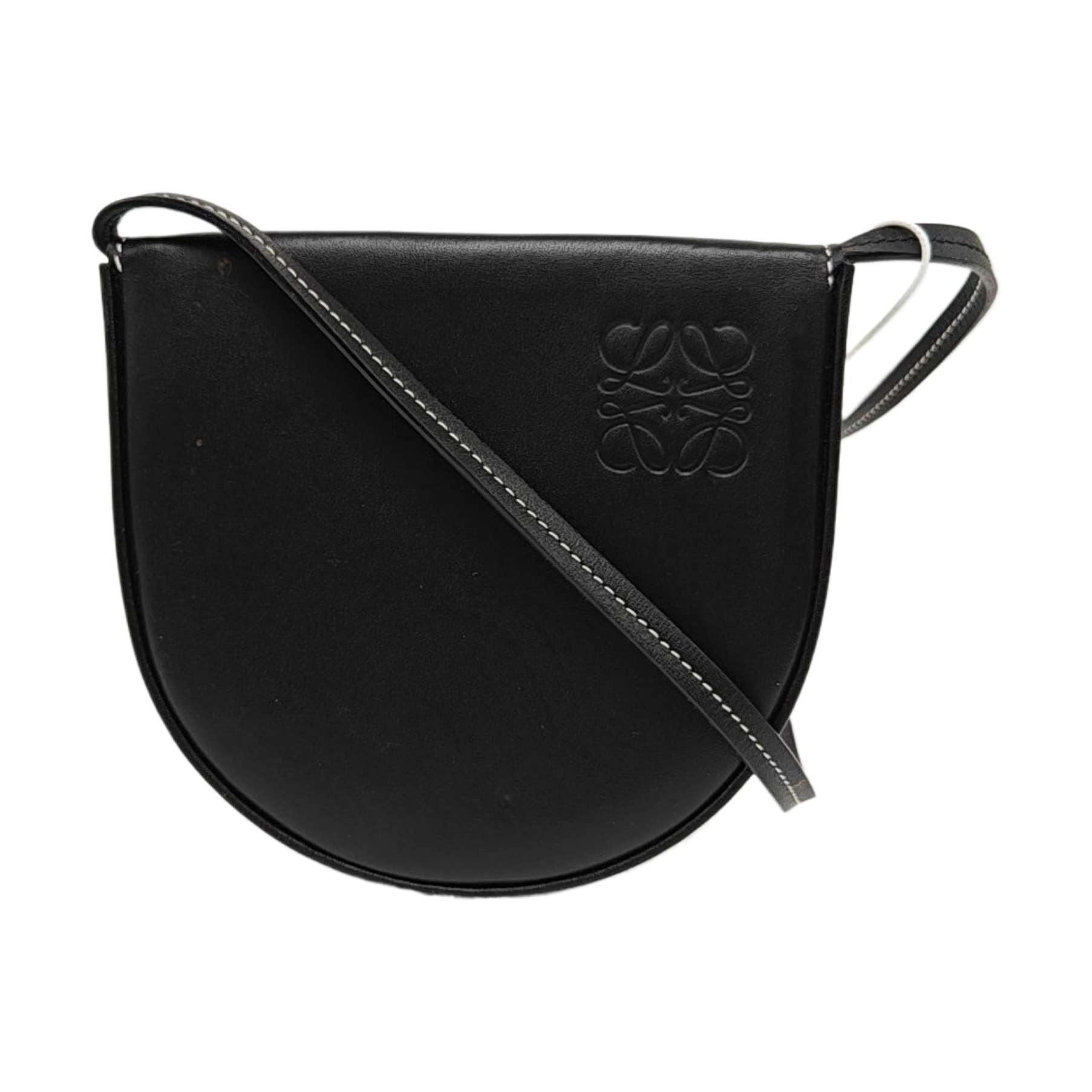Heel Small Calfskin Black