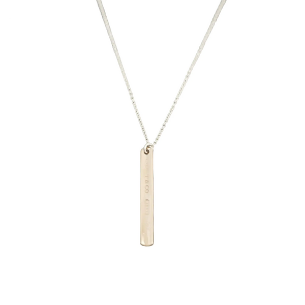 Collar de plata de ley 925 Tiffany 1837