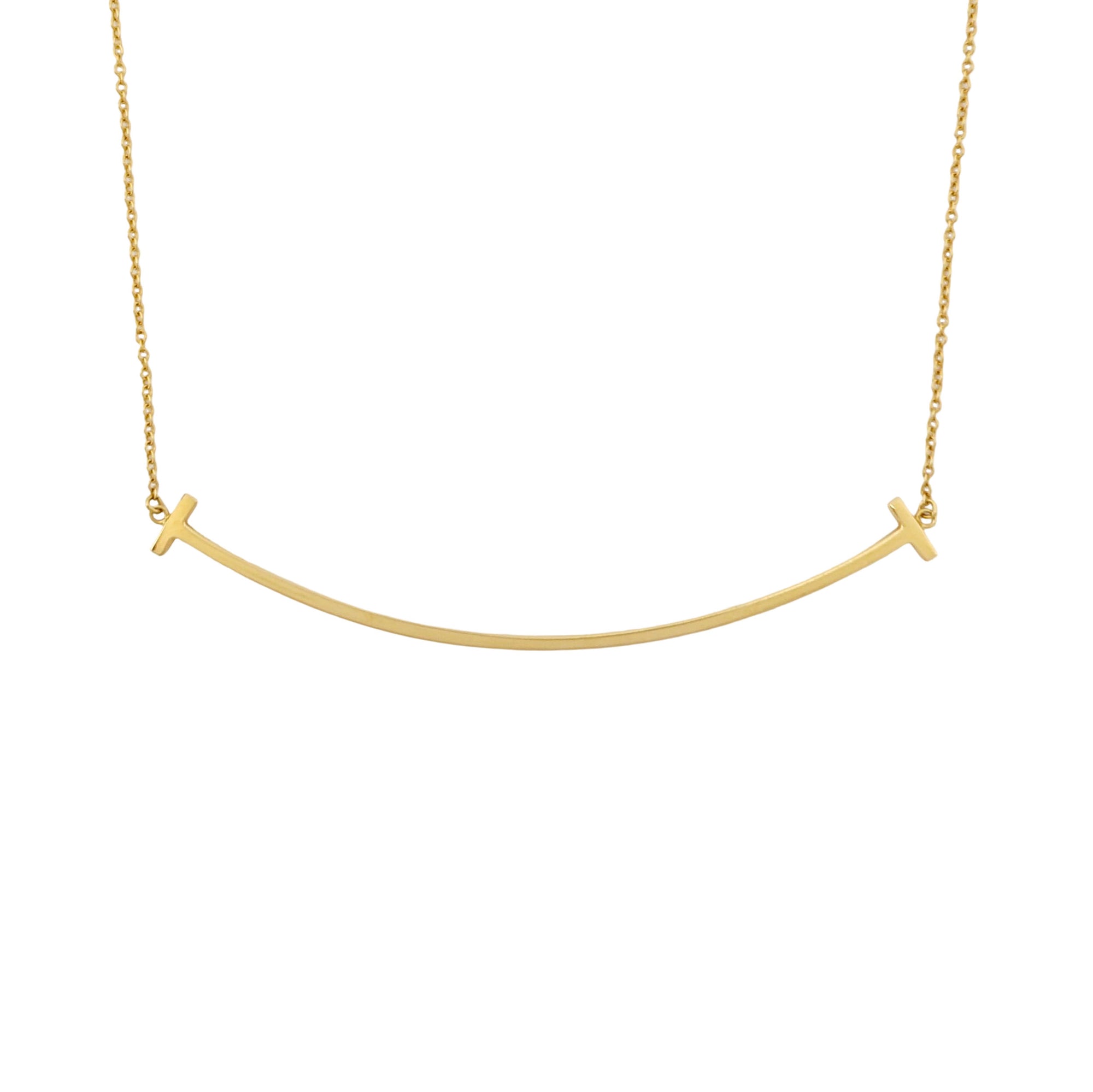 Tiffany T 18k Gold Necklace