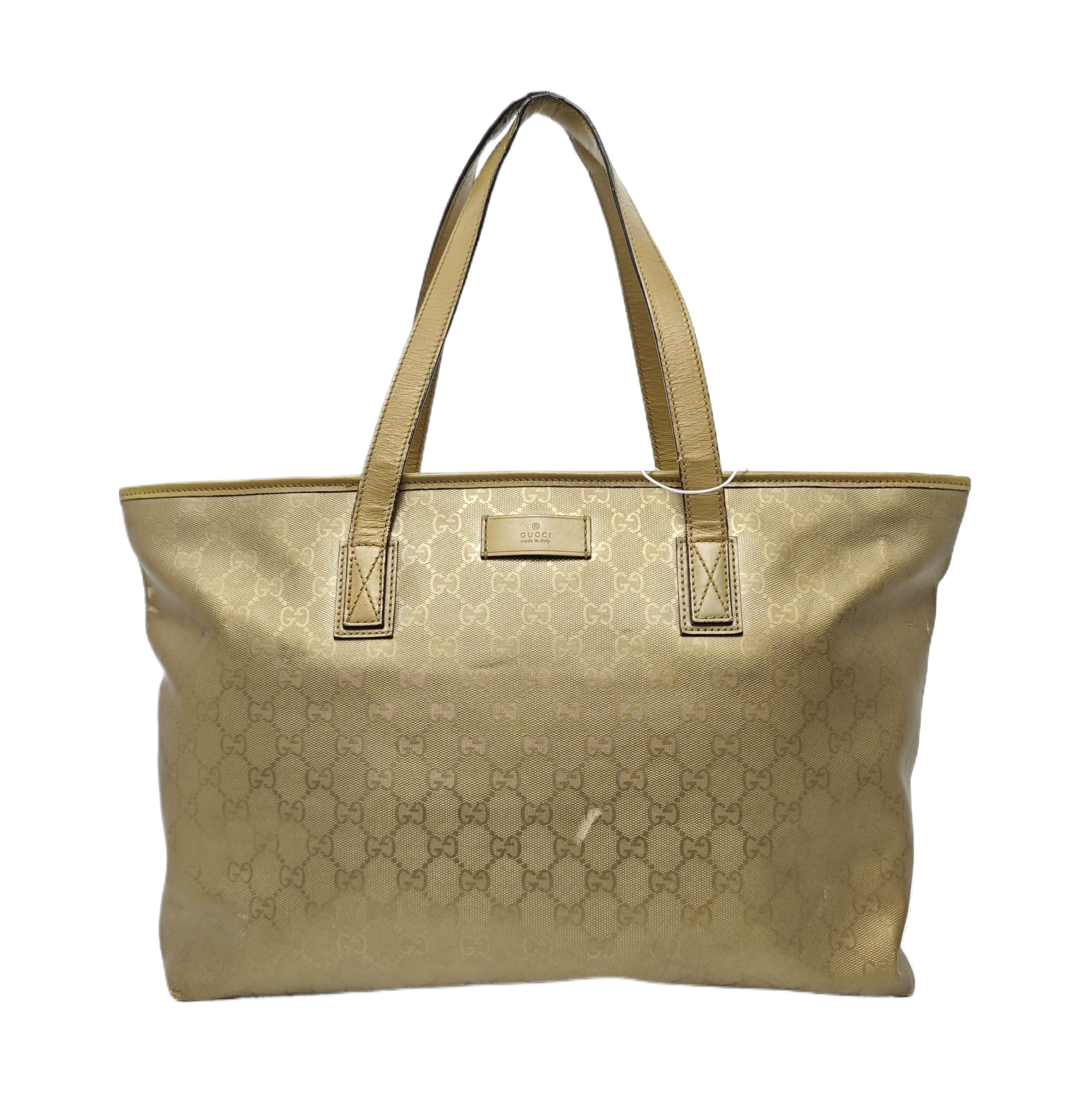 GG Imprime Monogram Coated Canvas Gold