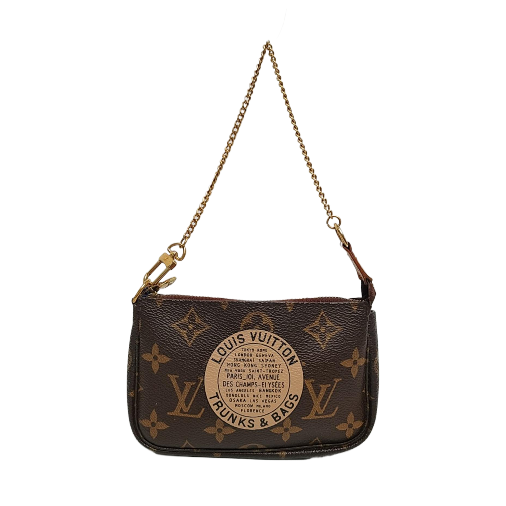 ACCESSOIRES Mini Monogram Coated Canvas Brown