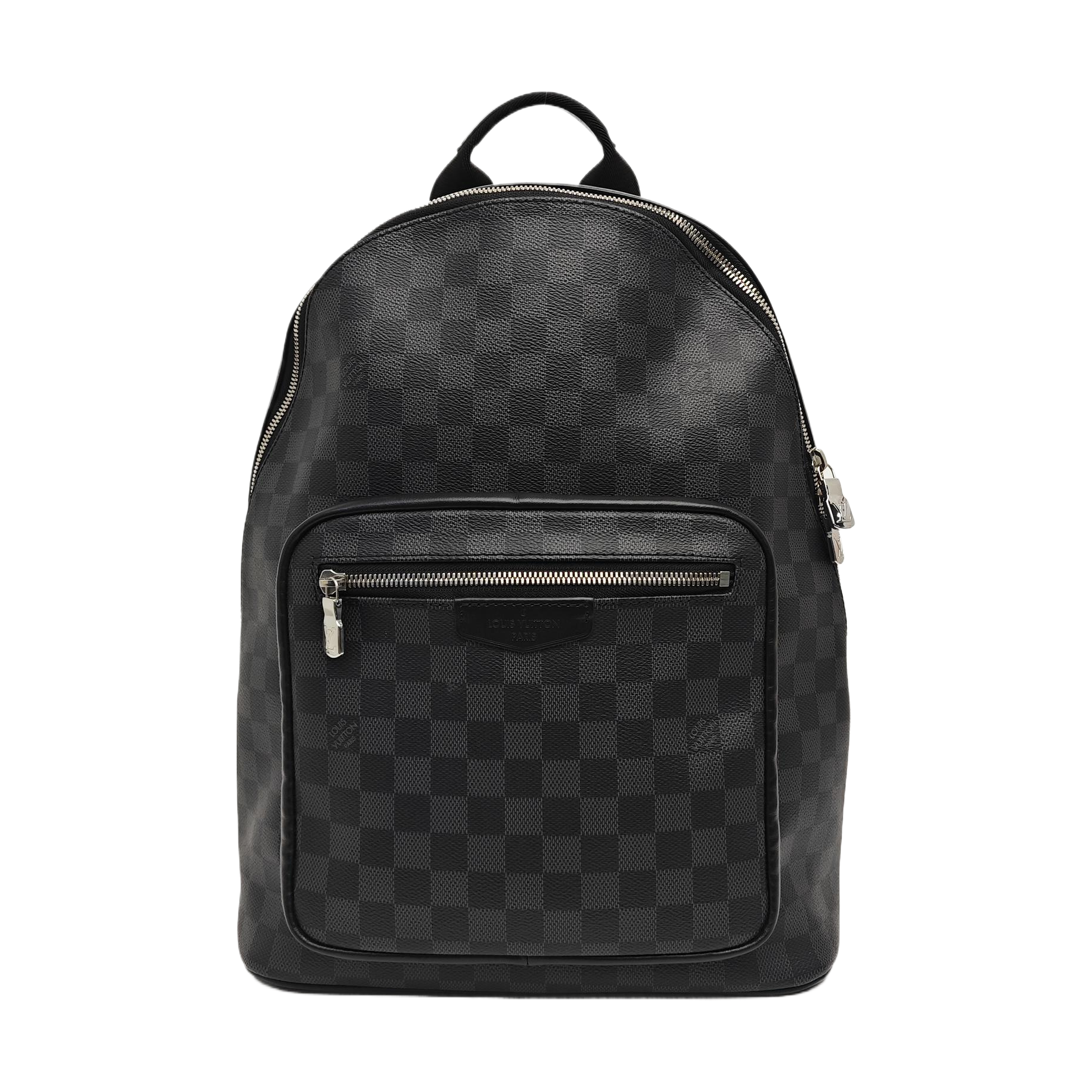 JOSH Damier Graphite Coated Canvas Gray