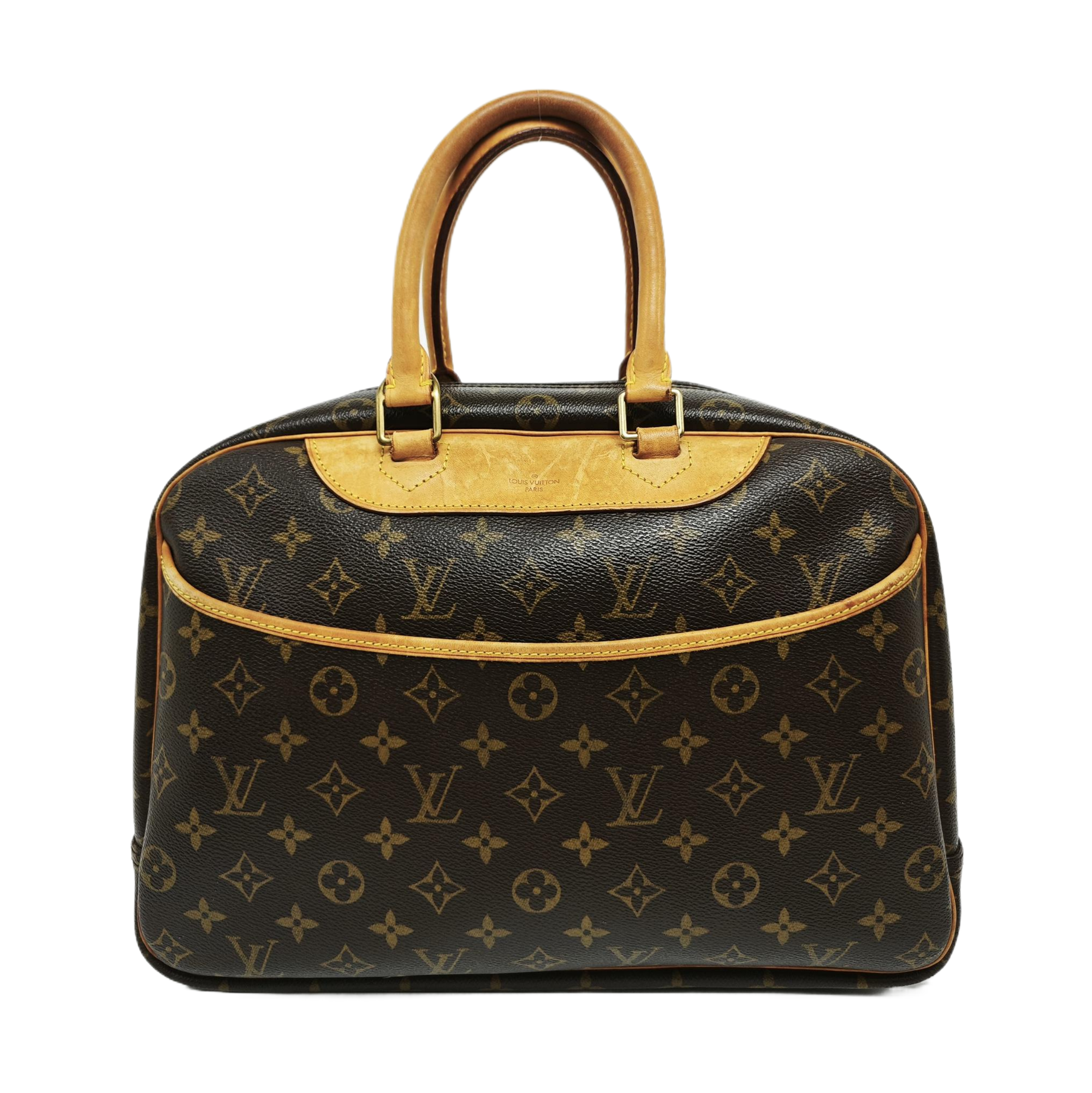 DEAUVILLE GM Monogram Coated Canvas Brown