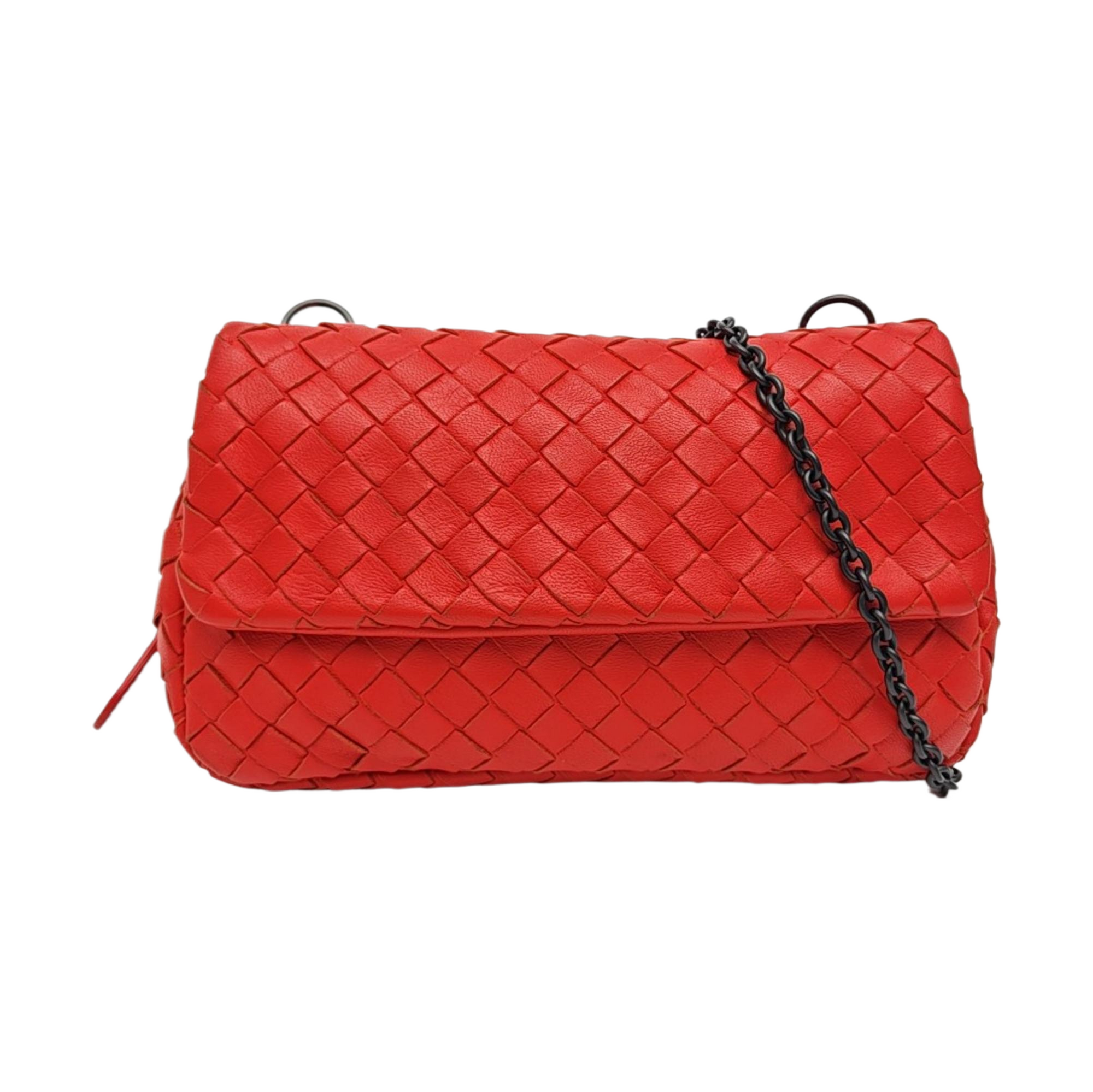 Messenger Lambskin Red