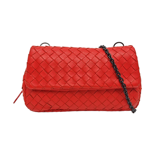 Messenger Lambskin Red