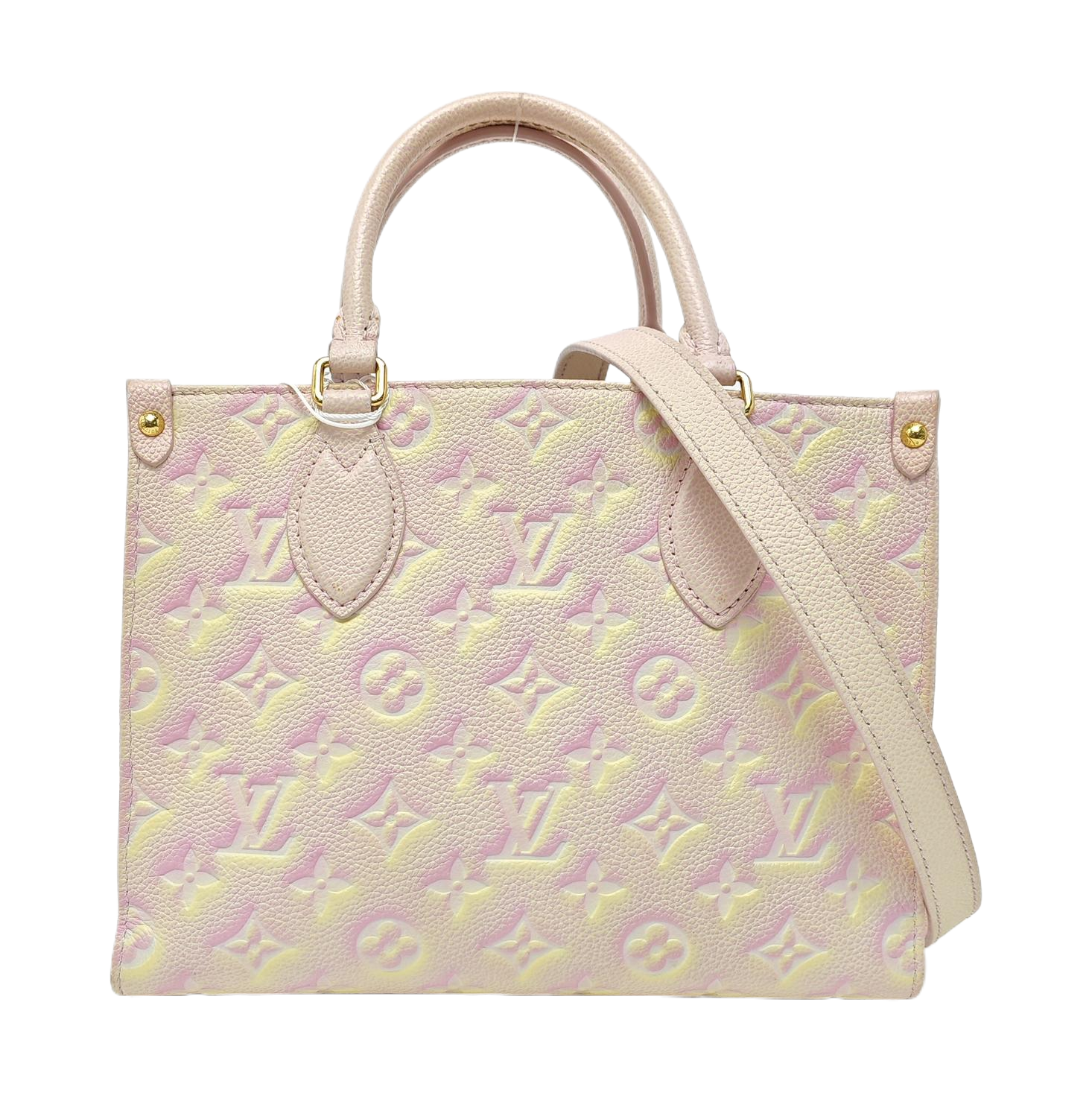 ONTHEGO PM Monogram Calfskin Pink