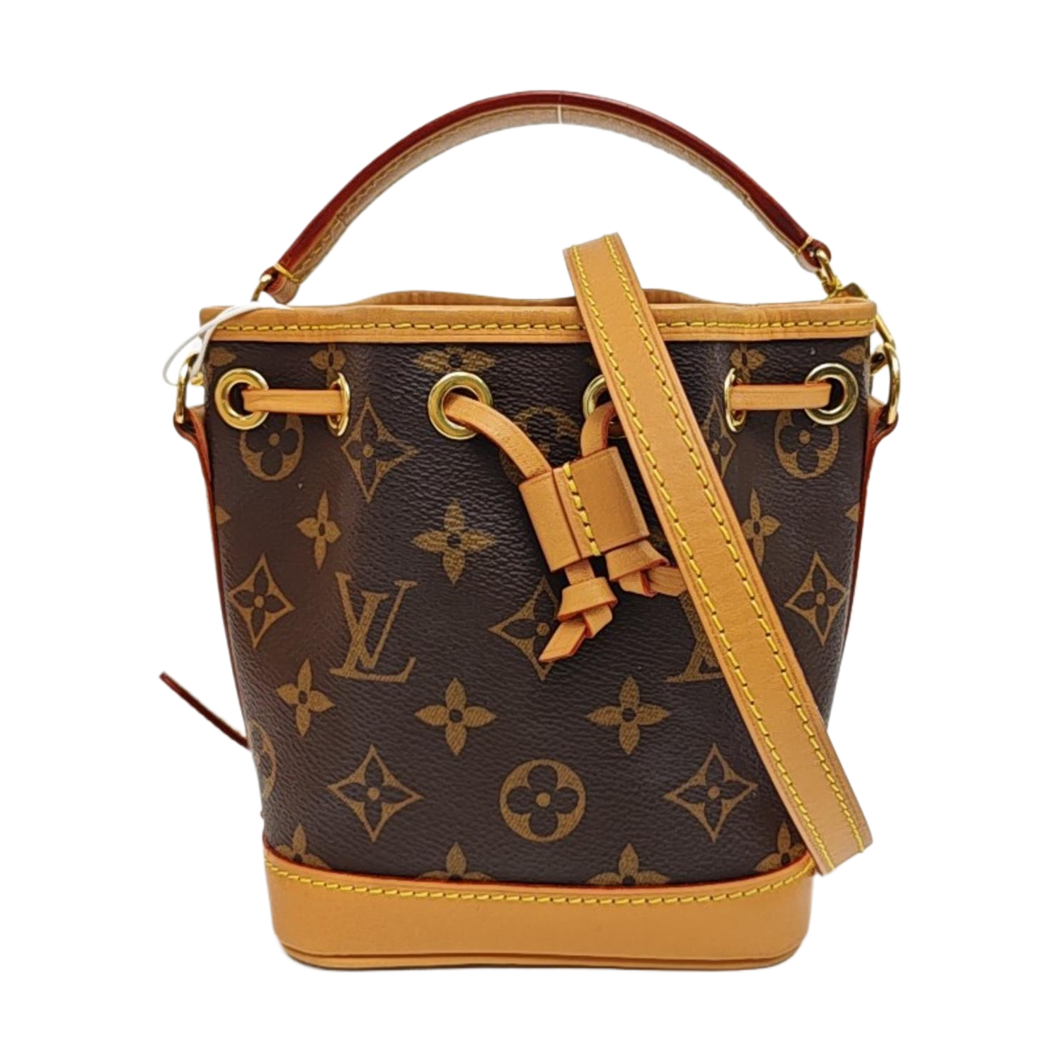 NOÉ Nano Monogram Coated Canvas Brown