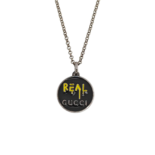 925 Sterling Silver Black Necklace
