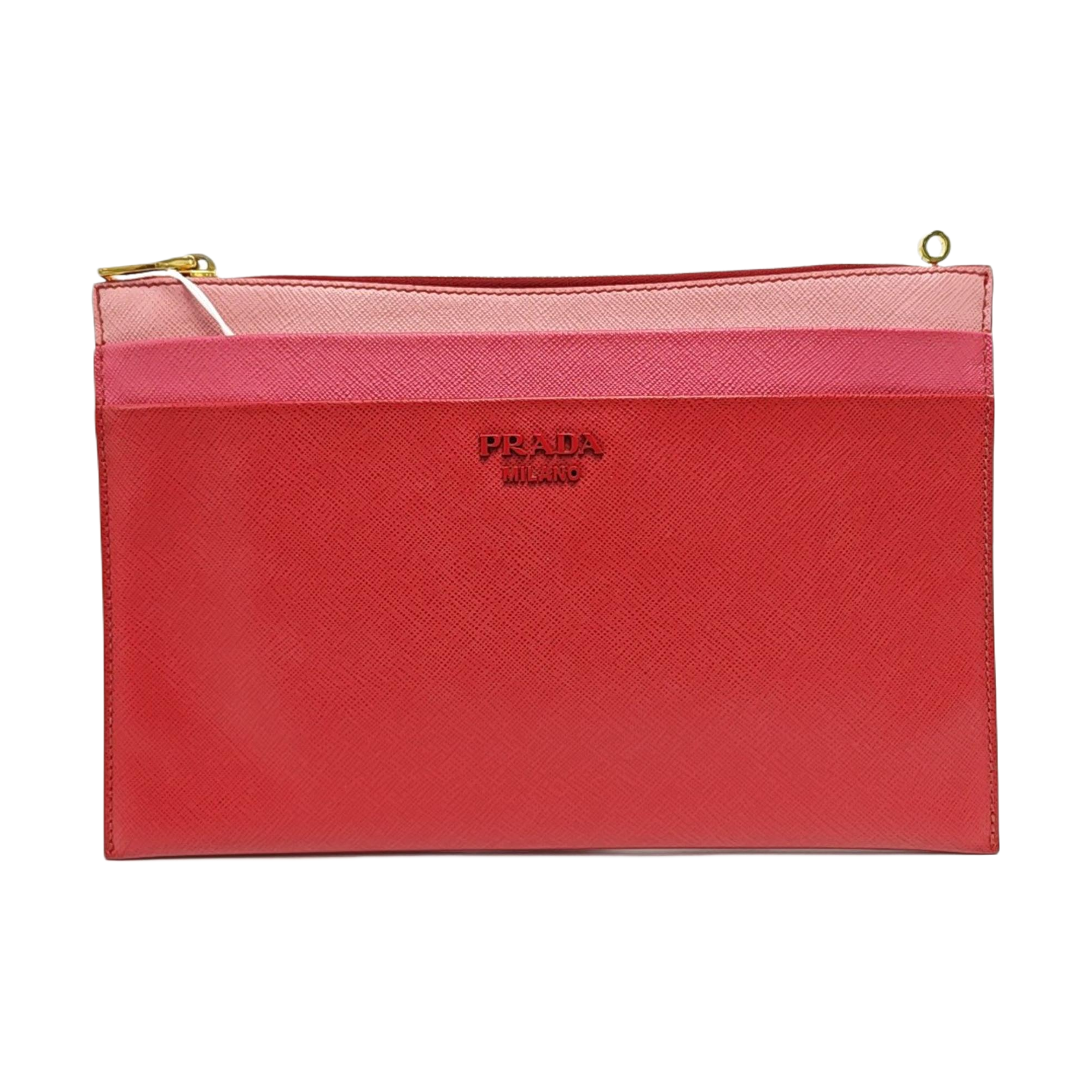 Calfskin Clutch Red