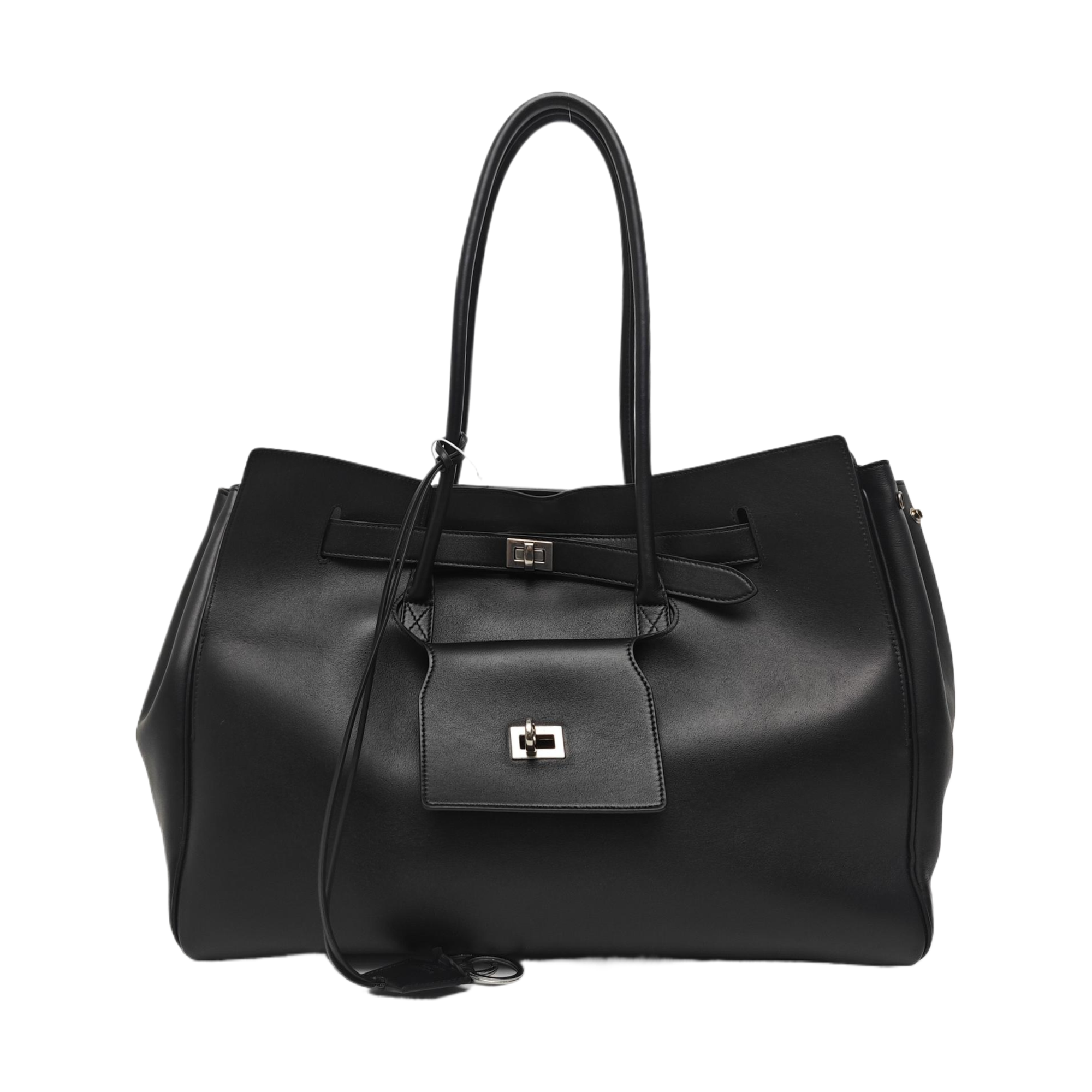 BEL AIR Large Calfskin Black