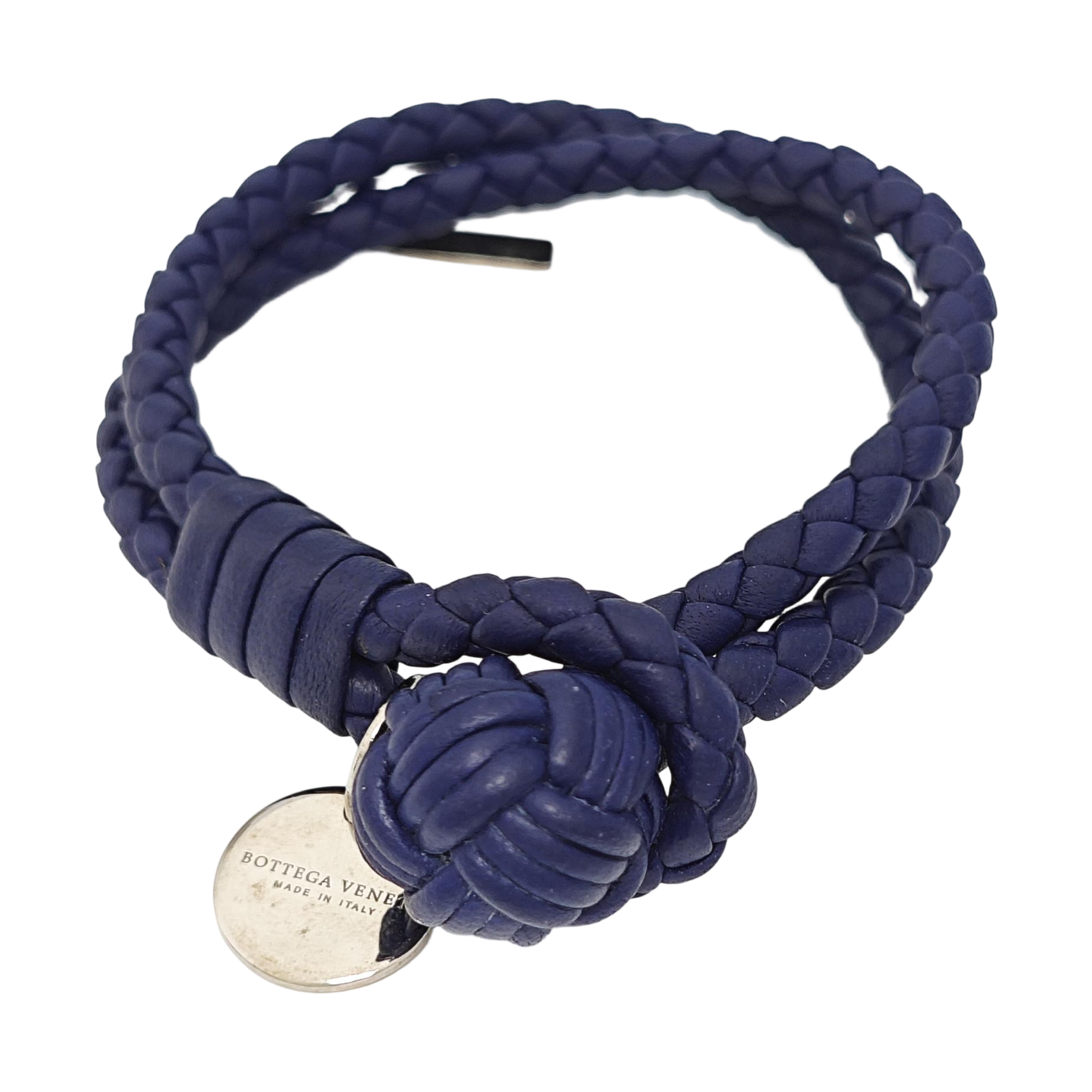Leather Blue Bracelet
