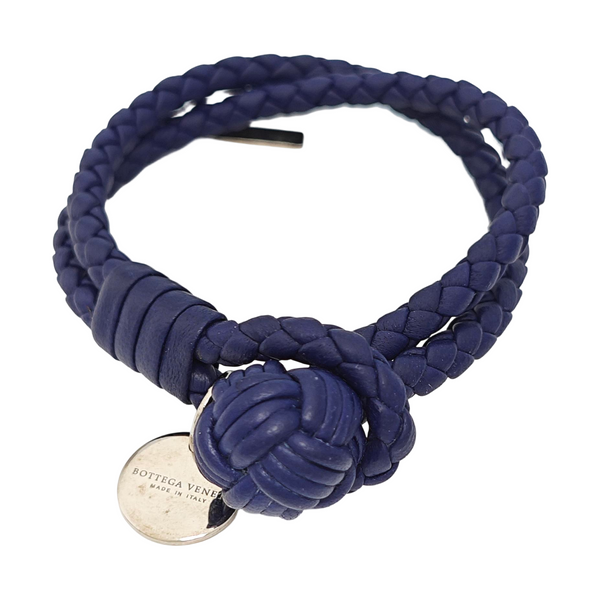 Leather Blue Bracelet