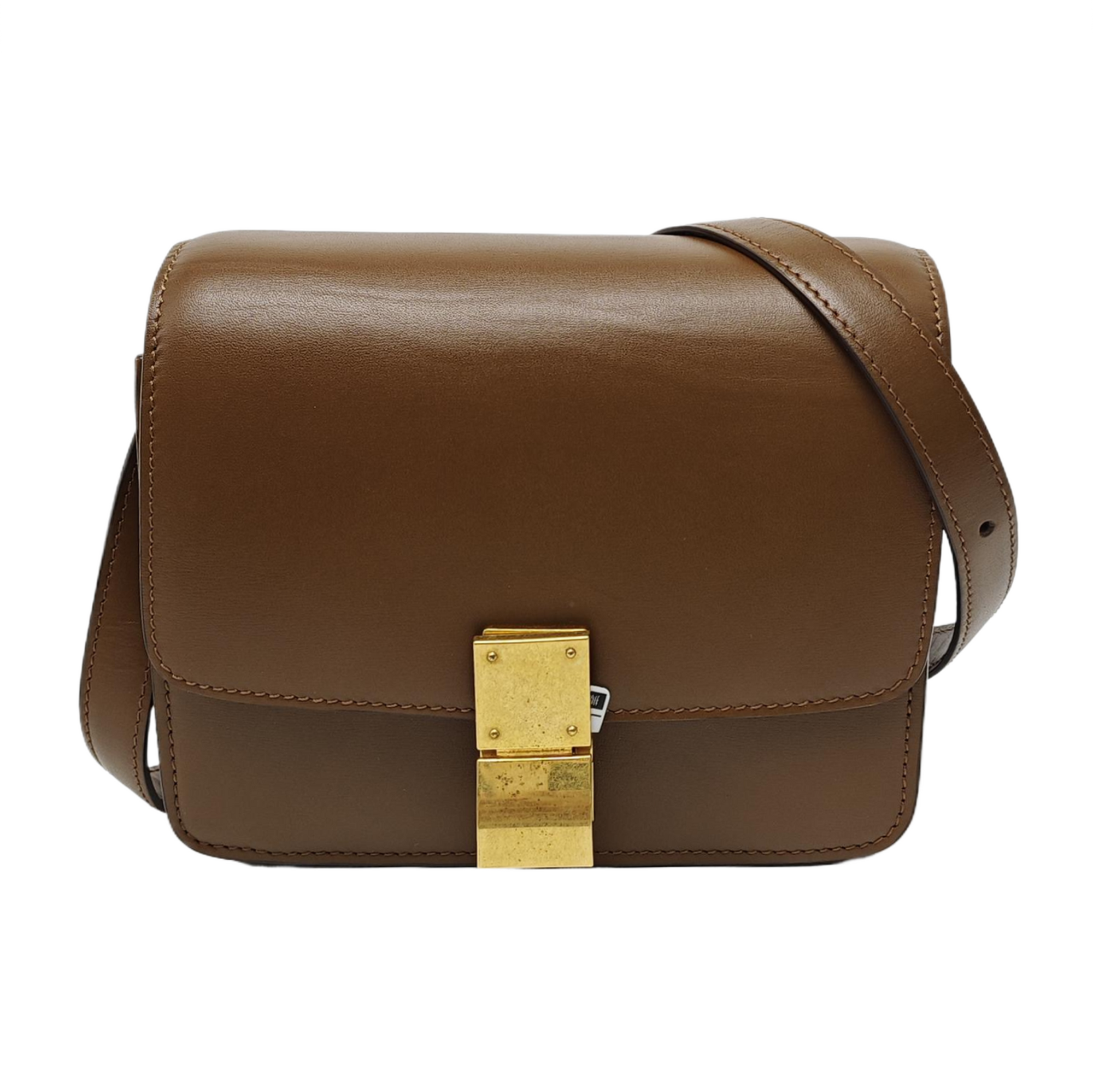 CLASSIC BOX Mini Calfskin Brown