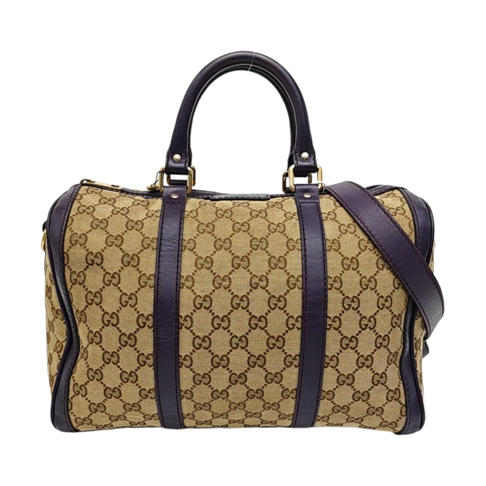 Boston Monogram Canvas Beige