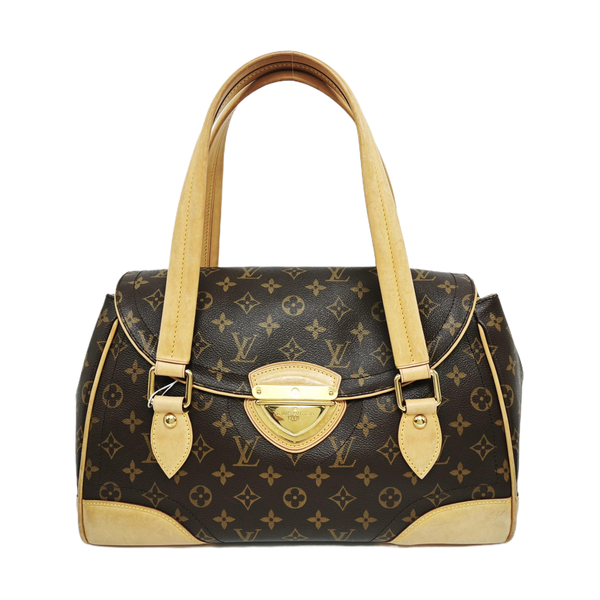 BEVERLY GM Monogram Coated Canvas Brown