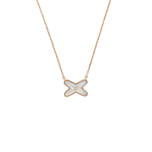 Jeux De Liens 18k Rose Gold Necklace