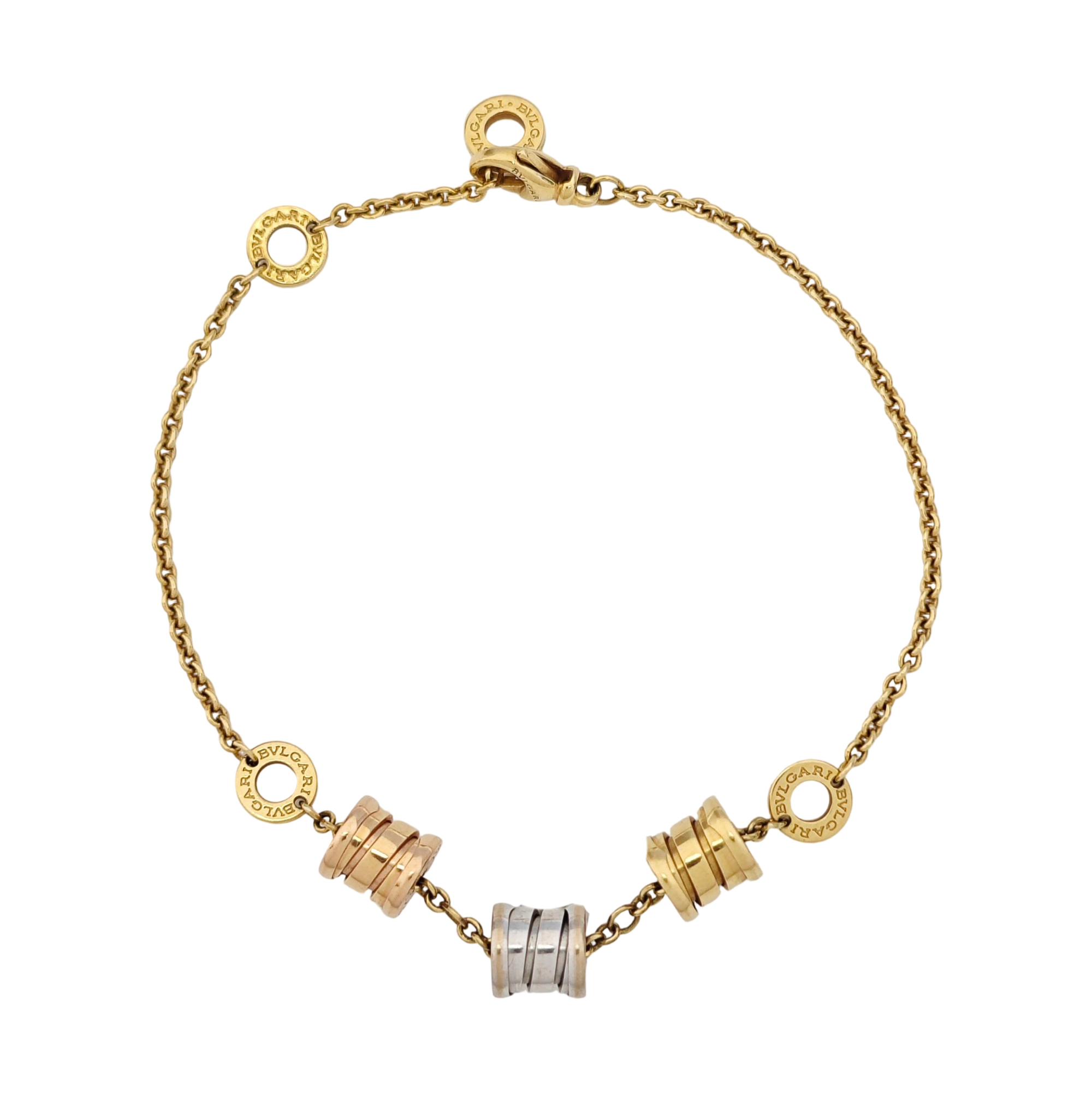 B.ZERO1 18k White Gold Bracelet