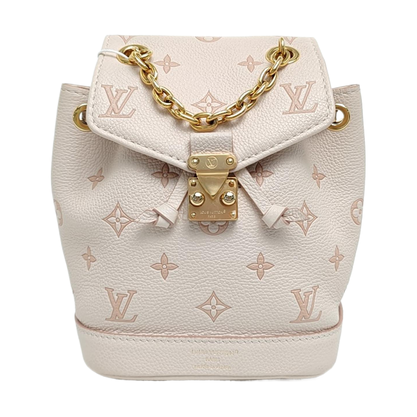 NOÉ Nano Monogram Calfskin Beige