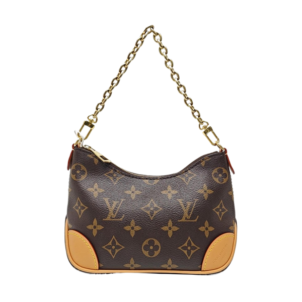 BOULOGNE Nano Monogram Coated Canvas Brown